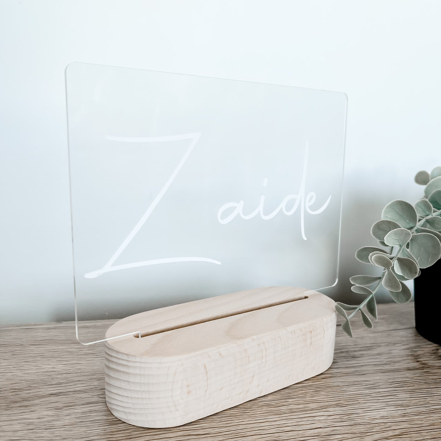 Personalised LED Night Lights - Name Only